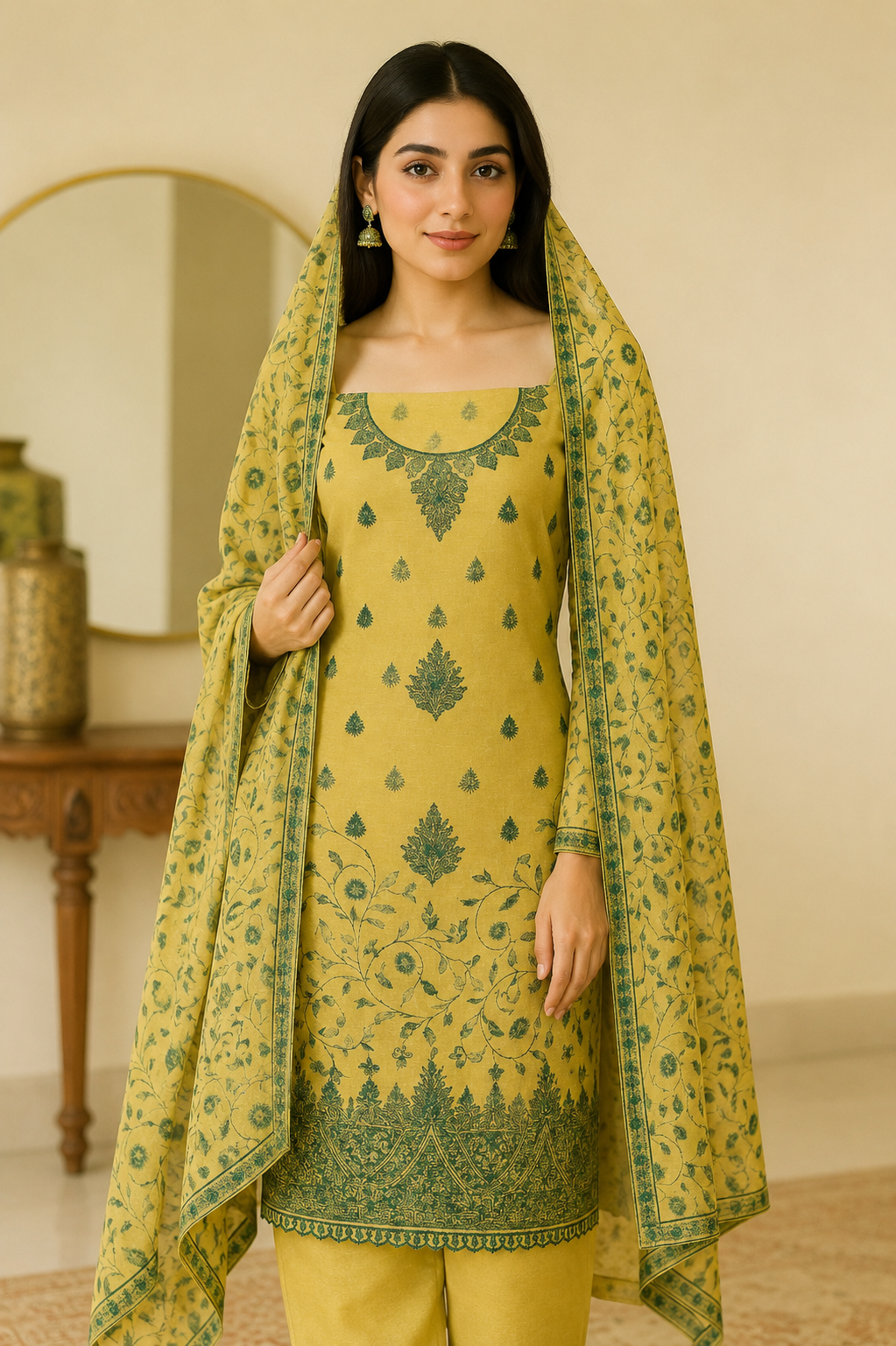 file_0000000033188211a497188bd03d856a 3pcs Lawn Embroidered Suit - Image 1